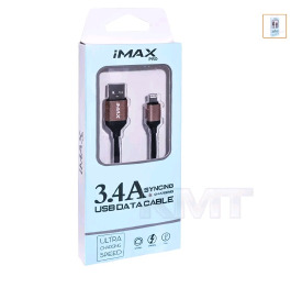 Кабель Айфон 1м iMax USB 3.0 - Black