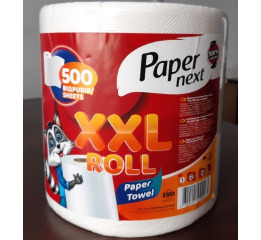 Полотенце бум 100м XXL Roll (500отр*20см) (6) Красн