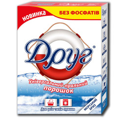 Ст.порошок Друг 400г  РУЧ/АВТ Морской бриз