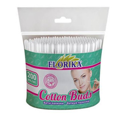 Ватные палочки п/э FLORIKA (200шт*50)