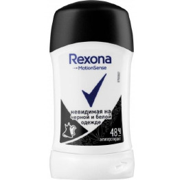 Rexona стік 40 для_жінок  Невидима на чорному і білому