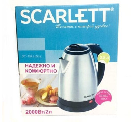 Чайник SCARLETT  метал. 2.0L 2000W н