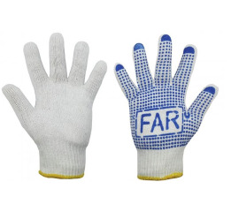Перчатки Х/Б  'FAR' (12 шт*50)УП
