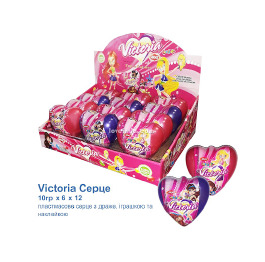 Драже ' Серце Viktoria' 10г (12шт*6) ШТ
