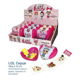 Драже ' Сердце LOL' 10гр (12шт*6) ШТ