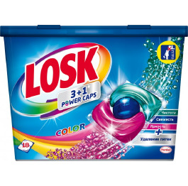 Капсулы д/стирки 'LOSK' COLOR (18шт)УП