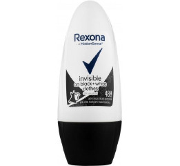 Rexona ролл 50 жін  Невидима на чорному і білому