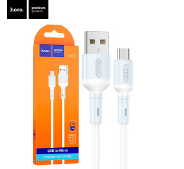 Кабель microUSB Hoco X65 білий 1м