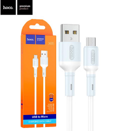 Кабель microUSB Hoco X65 білий 1м
