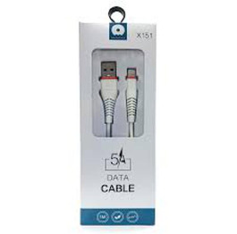Кабель microUSB WUW X151 5А белый 1 м