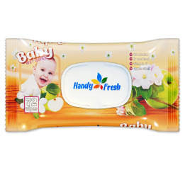 Салфетки влажные 72шт Handy Fresh Яблоко (16)
