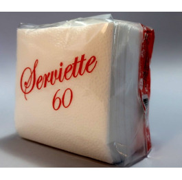 Салфетки столовые 'SERVIETTE' 60шт