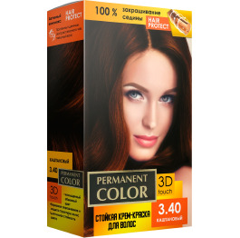 Фарба 'Permanent Color' тон каштановий №3.40