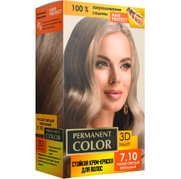 К-фарба 'Permanent Color' тон русявий світлий попелястий №7.10