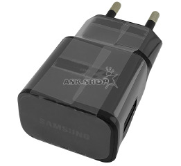 Блочек USB Sams. S6 style 2.0A 1USB в т.у. черный