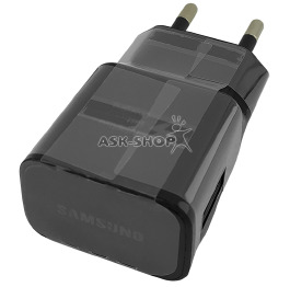 Блочек USB Sams. S6 style 2.0A 1USB в т.у. черный