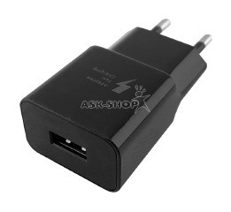 Блочек USB Sams. S7 style 2.0A 1USB в т.у. чорний