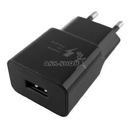 Блочек USB Sams. S7 style 2.0A 1USB в т.у. чорний