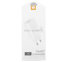 Блочек USB WUW C85 1A 1USB белый