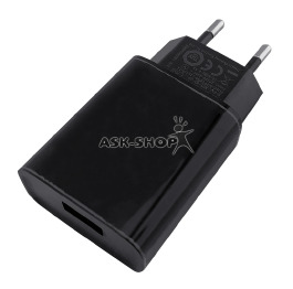 Блочек USB Xiaomi 2.0A 1USB черный в т.у.