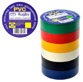 .Ізо стрічка 'RUGBY' 10м КОЛЬОРОВА (10шт) УП