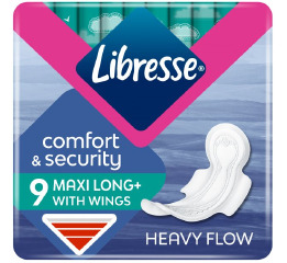 Прокладки Libresse Maxi Long Soft 9 шт