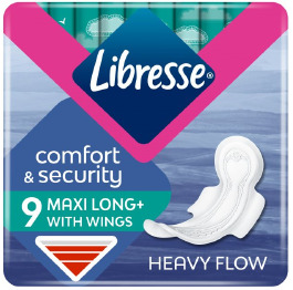 Прокладки Libresse Maxi Long Soft 9 шт