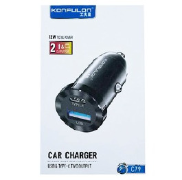 АЗУ USB блочек 1USB Konfulon C79 белое