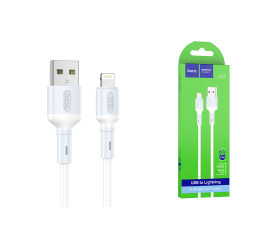 Кабель iPhone Lightning Hoco X65 білий 1м