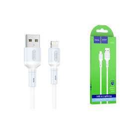 Кабель iPhone Lightning Hoco X65 білий 1м