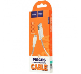 Кабель microUSB Hoco X24 білий 1м