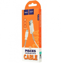 Кабель microUSB Hoco X24 білий 1м