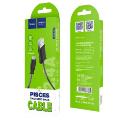 Кабель microUSB Hoco X24 чорний 1м