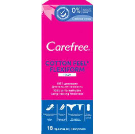 Прокладки щоден Carefree Fresh 18шт