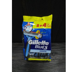 .Станки Gillette Blue 3 SMOOTH (12шт*20)УП