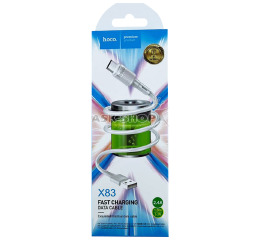 Кабель Micro Hoco X83 2.4A біл