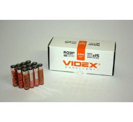 .Батарейка 'Videx' R3 (60шт*24)