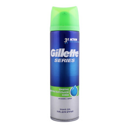 .Гель д/бритья Gillette Series Sensitive Skin 200 мл