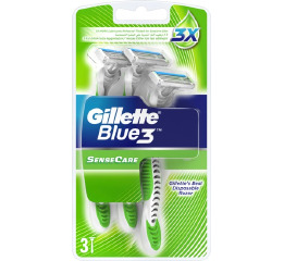 .Станки Gillette Blue 3 SENSETIVE (3шт*12)УП