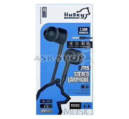 Навушники Husky J115 тканевой белые 1,3 м
