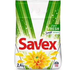 Пр.порошок Savex 2,4кг Авт Fresh