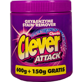 CLEVER ATTACK відплямовувач-порошок 750 г