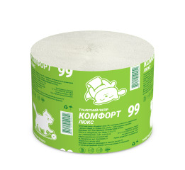 Туал папір 'Комфорт МАКСИ' 99  (9шт)УП ЗЕЛЕНА