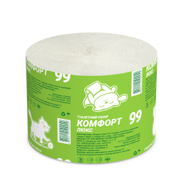 Туал папір 'Комфорт МАКСИ' 99  (9шт)УП ЗЕЛЕНА
