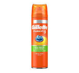 .Гель Gillette Fusion 5 Ultra Sensitive 200мл