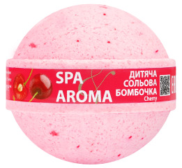 Сольова бомбочка для ванн 'Cherry', 75г