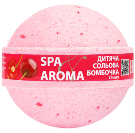 Сольова бомбочка для ванн 'Cherry', 75г