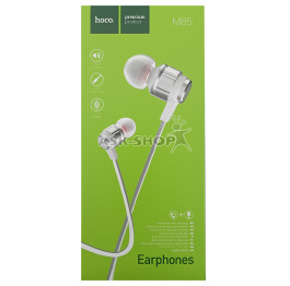 Навушники Hoco M85 pearl silver 1,2 м