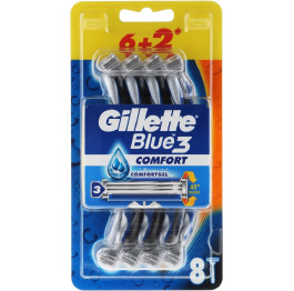 GILLETTE BLUE 3 Слалом Комфорт 6+2шт