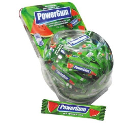 Жув гум 'Power Gum' Кавун (300шт*6)УП банка